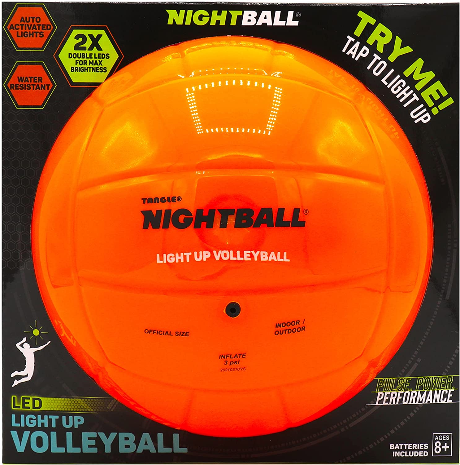 Orange Volleyball Light Up