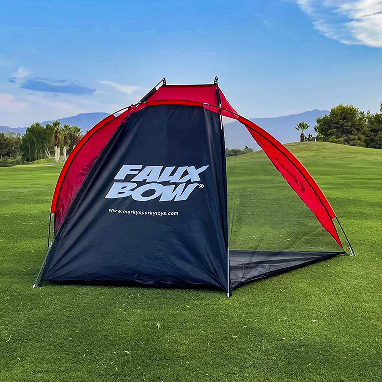 Faux Bow Target Tent