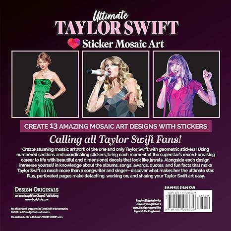 Ultimate Taylor Swift Sticker Mosaic