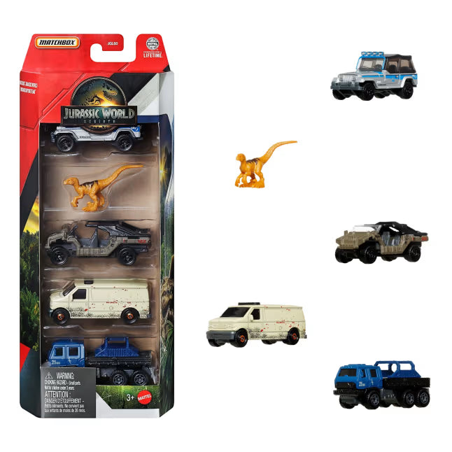 MB: Jurassic World: 5pk (Assorted)