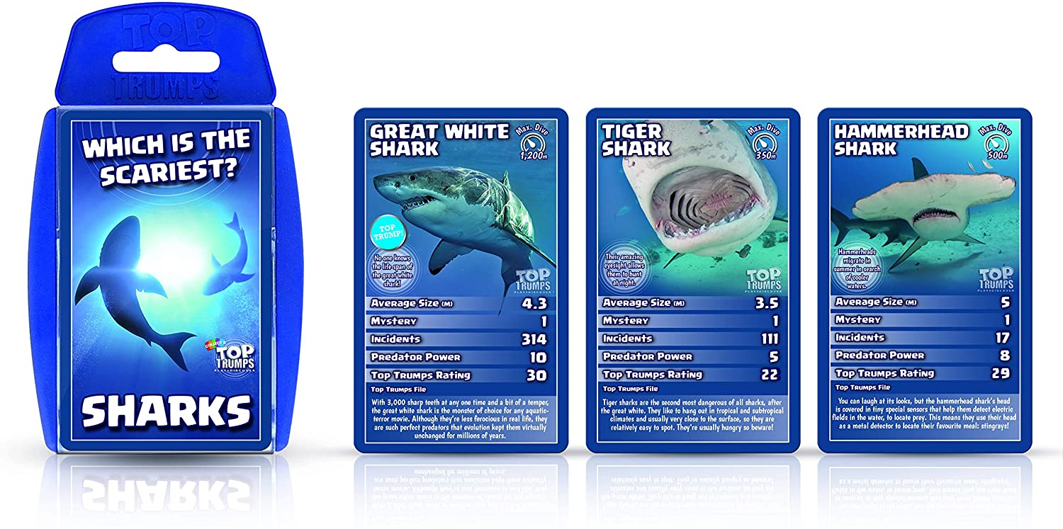 Sharks Top Trumps