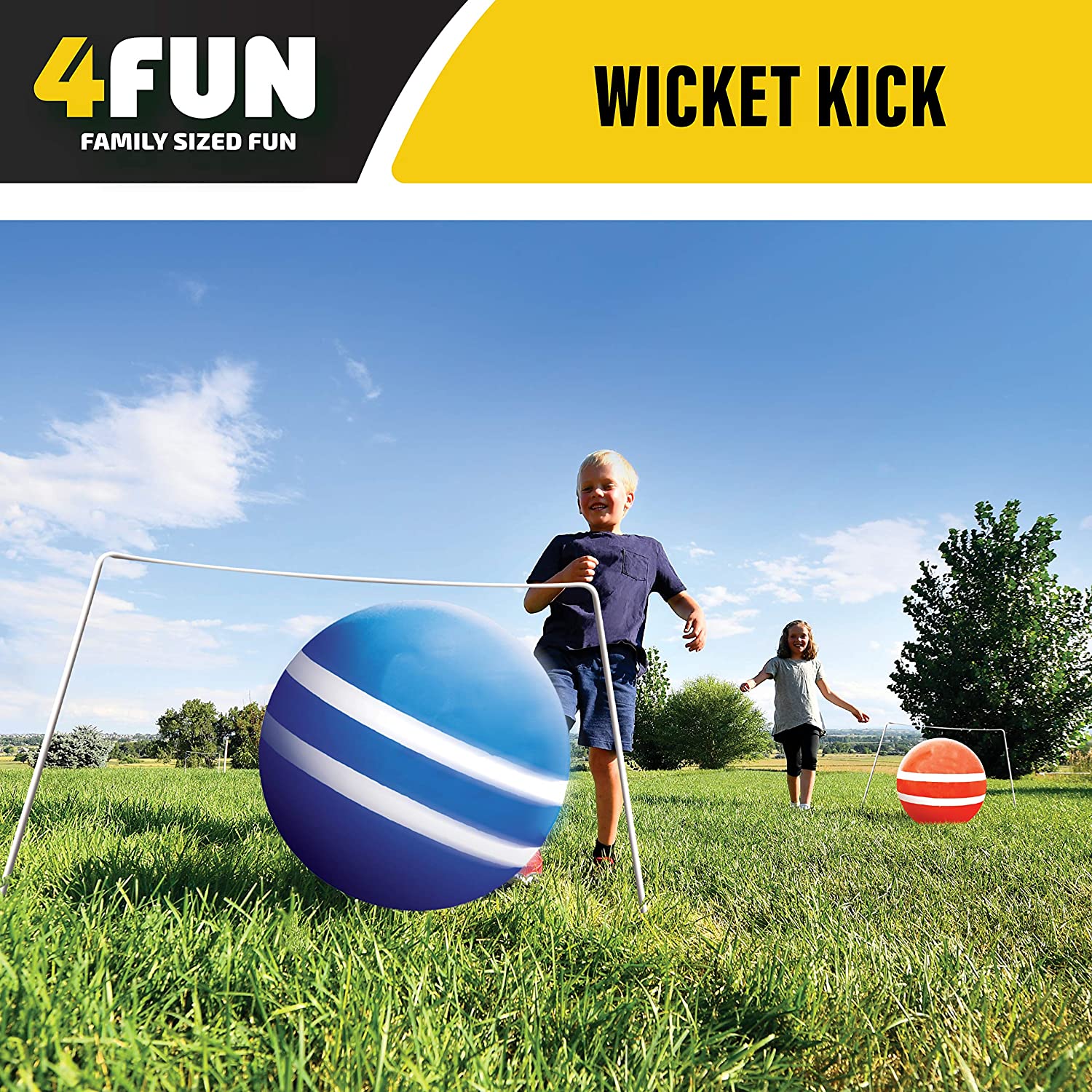 4Fun Wicket Giant Kick Croquet