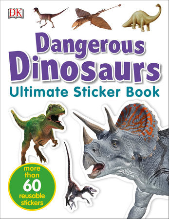 Ultimate Sticker Book Dangerous Dinos