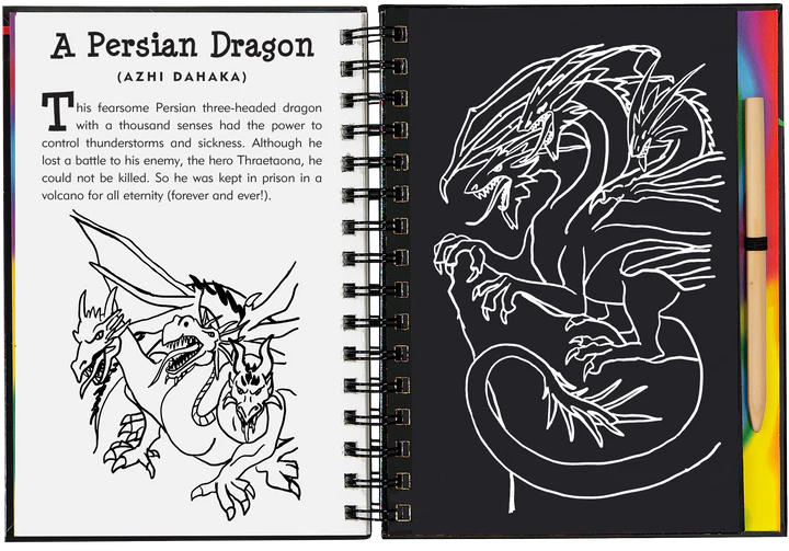 Scratch and Sketch Dragons & Mythical Creatures