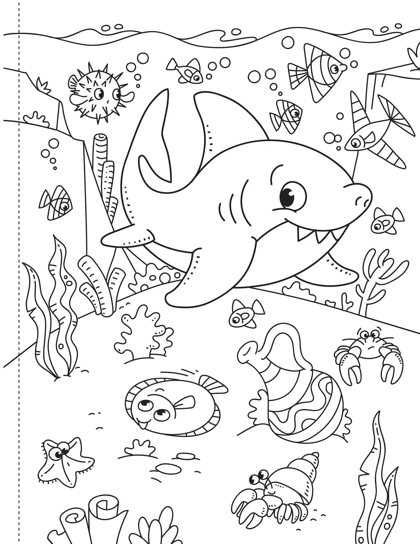 Kidfts Coloring Bk Under The Sea