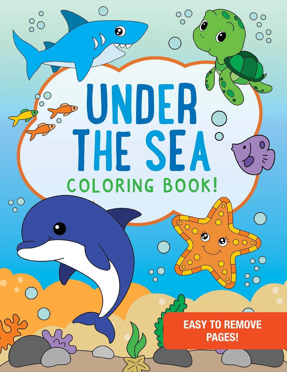 Kidfts Coloring Bk Under The Sea