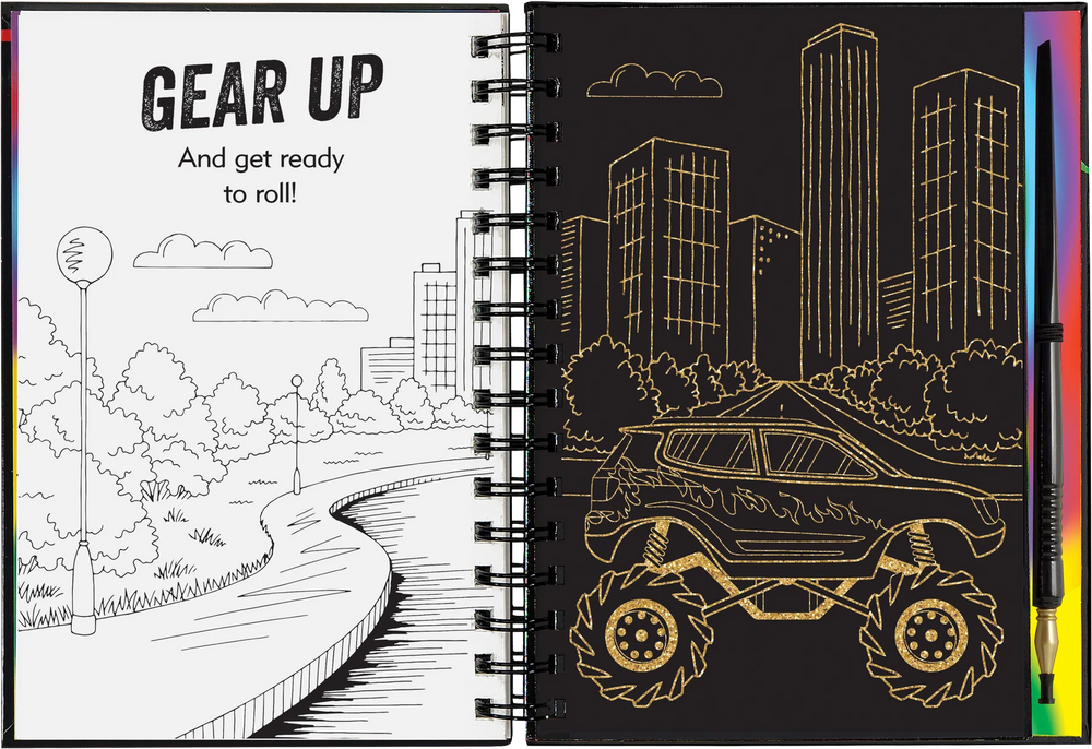 Scratch & Sketch Extreme! Monster Trucks
