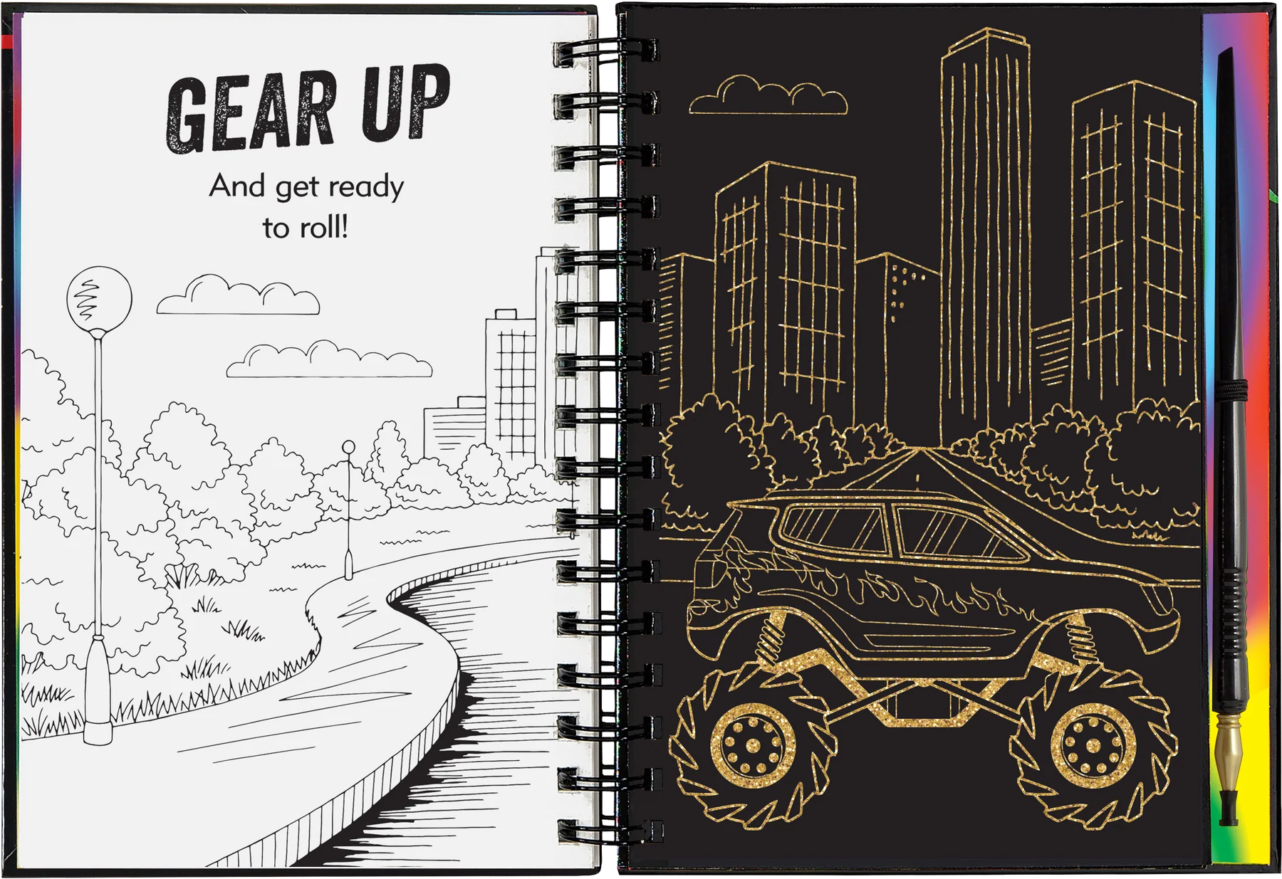 Scratch & Sketch Extreme! Monster Trucks