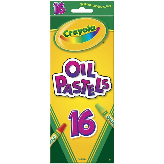 28 Ct Colored Oil Pastel Sticks, 2-15/16"x1/2"