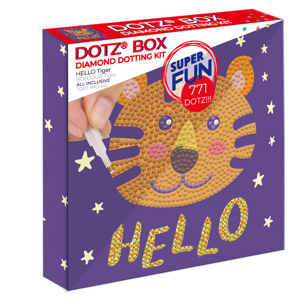 Hello Tiger Diamond Dots