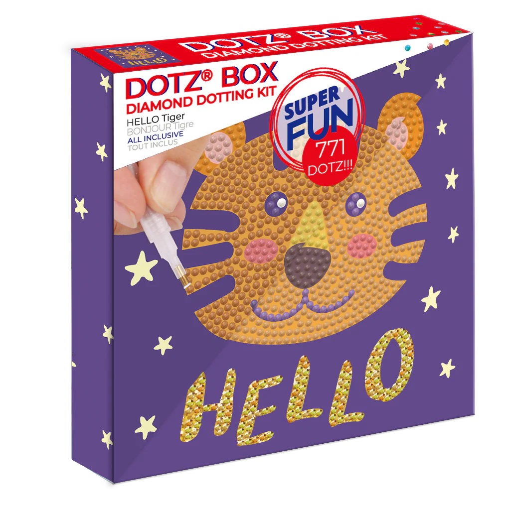 Hello Tiger Diamond Dots