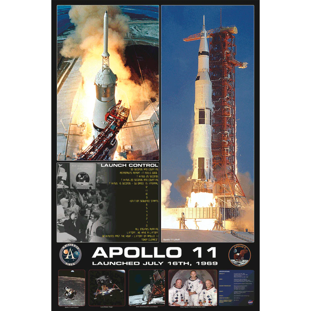 Apollo 11 Launch Poster