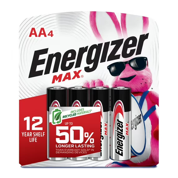 Aa 4Pk Energizer Alkine Battery