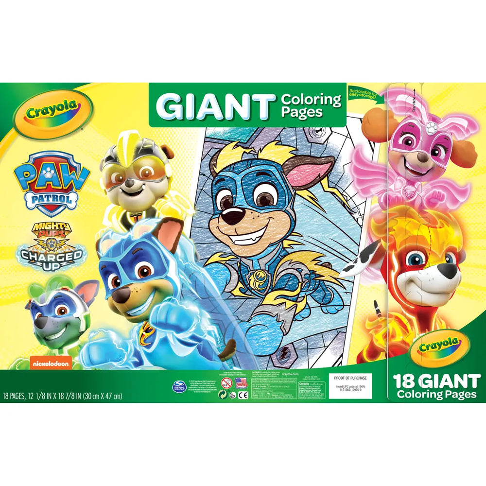 Giant Coloring Pages - Paw Patrol