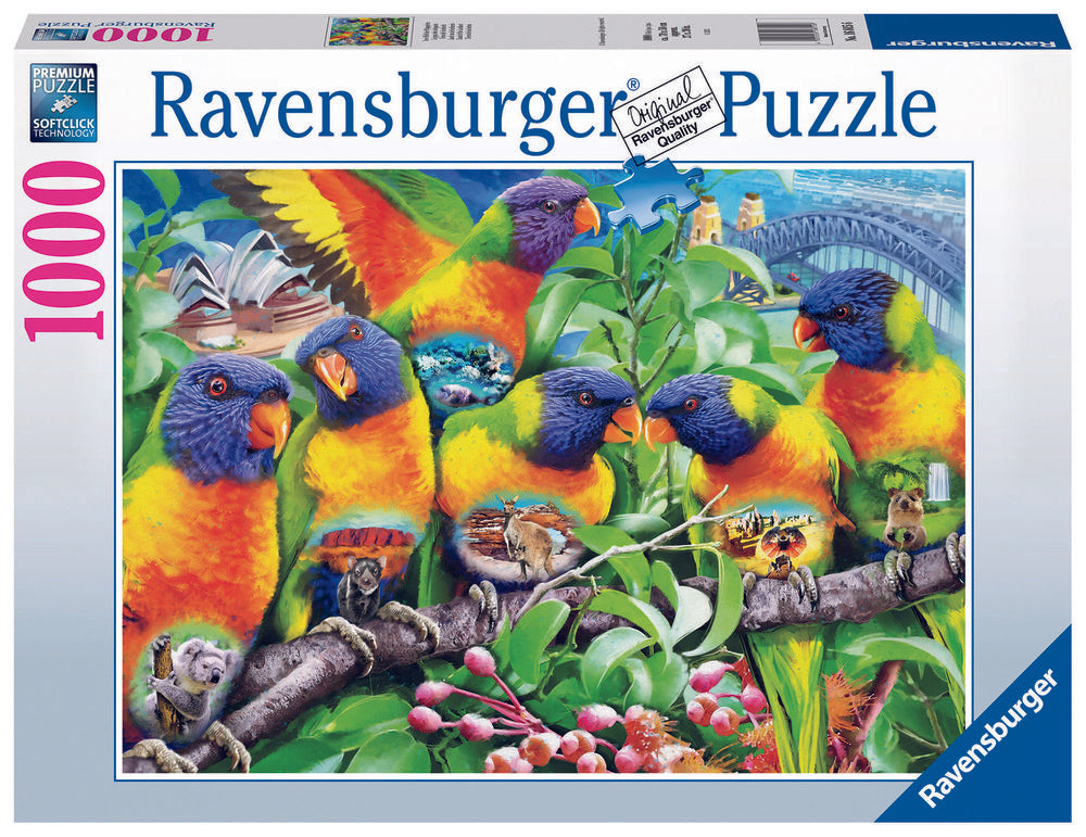 1000 Piece Puzzle Land of the Lorikeet