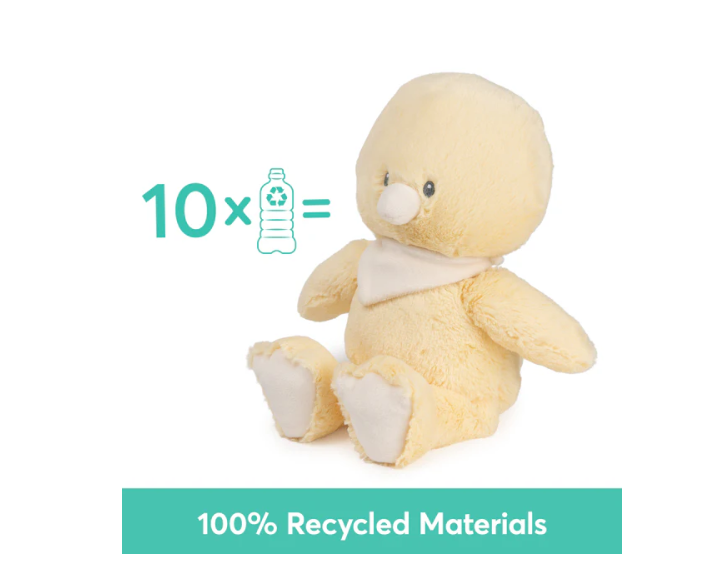 GUND 100 Recycled Duckling Yellow 13 in