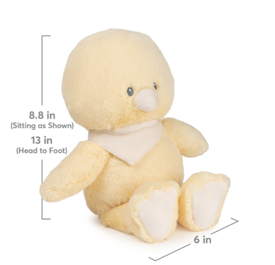 GUND 100 Recycled Duckling Yellow 13 in