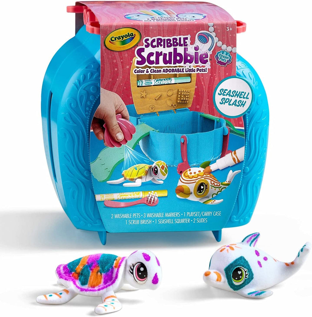 Scribble Scrubbie Ocean Pets Seashell