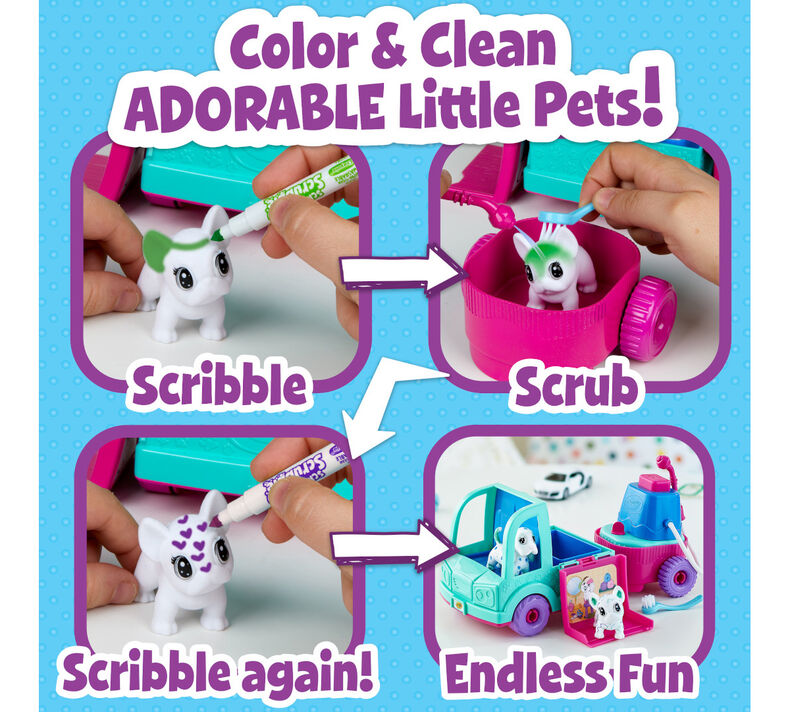 Scribble Scrubbie Pets! Grooming Truck