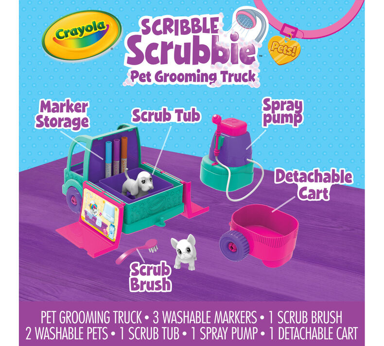 Scribble Scrubbie Pets! Grooming Truck