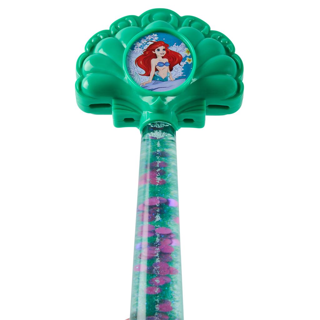Teal shell shaped dive wand with Ariel character featured.