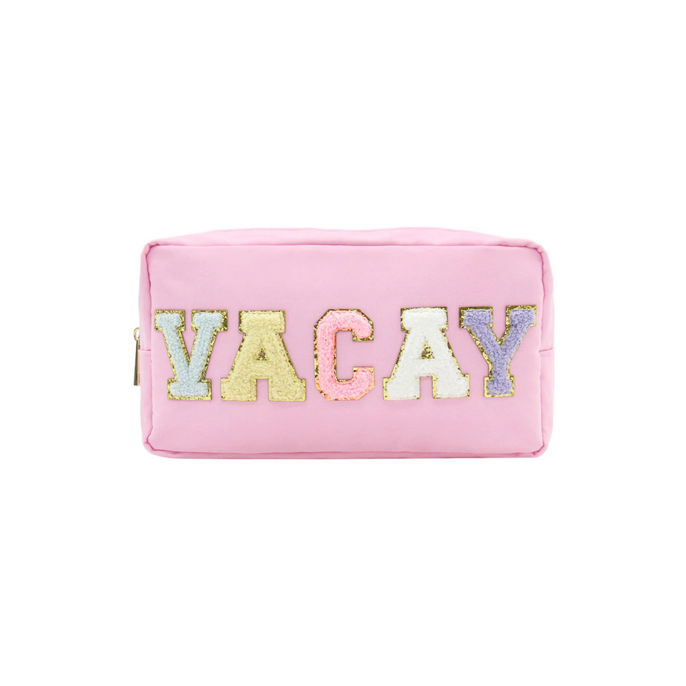 Vacay Varsity Zipper Pouch