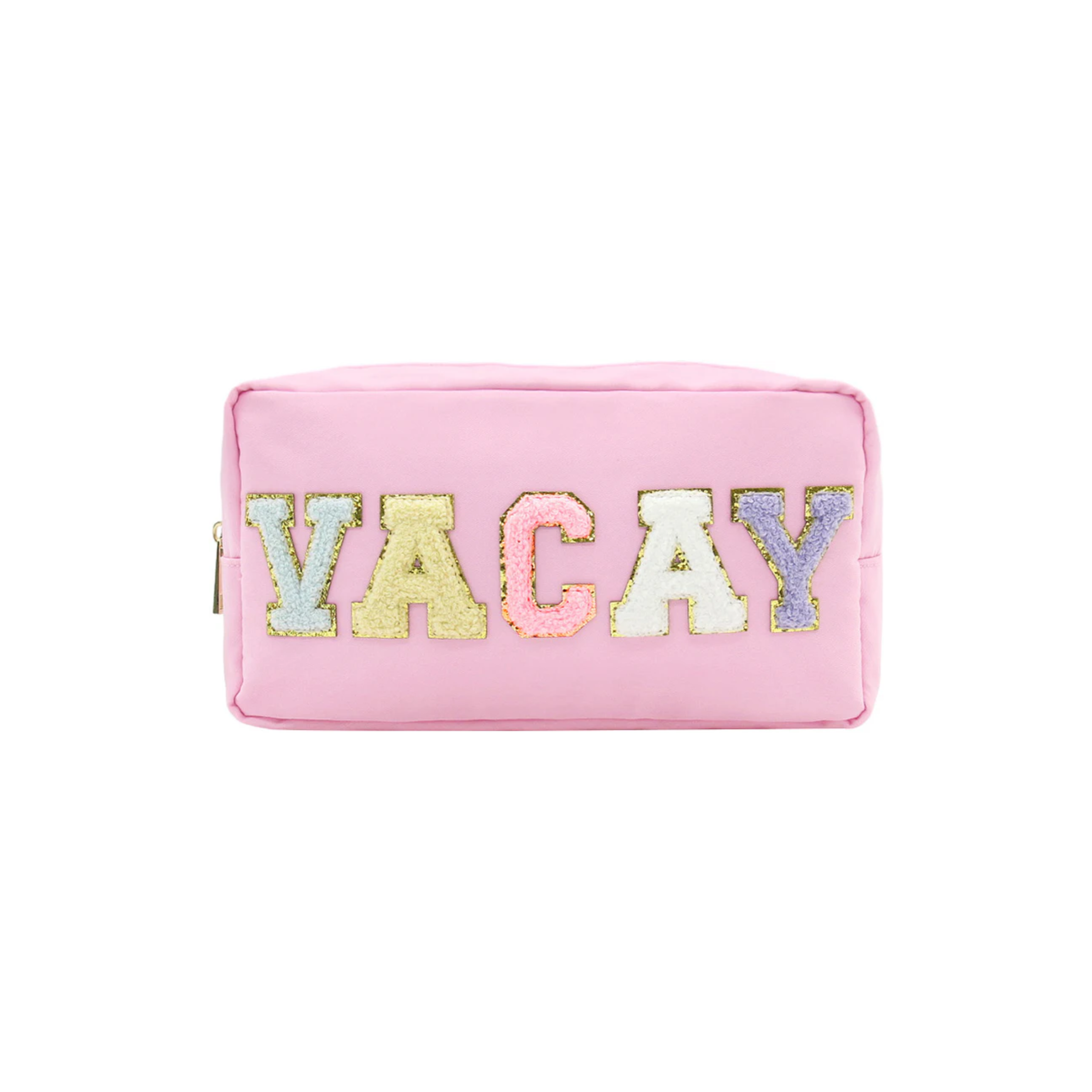 Vacay Varsity Zipper Pouch