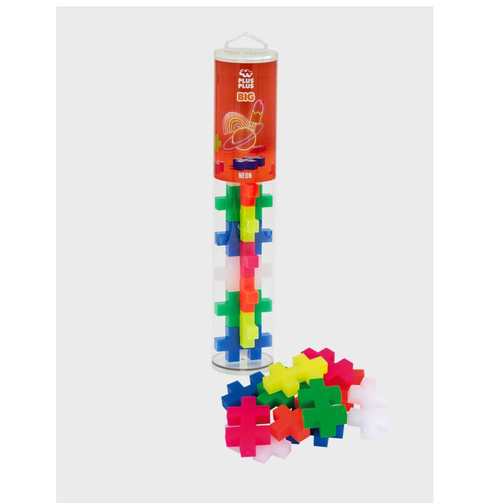Plus-Plus BIG 15 pc Tube - Neon