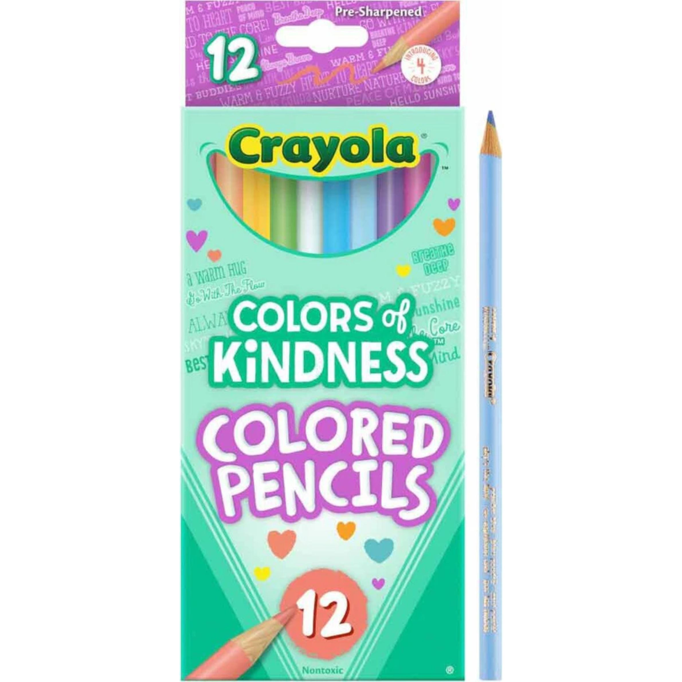 12 Ct Colors of Kindness Colored Pencils