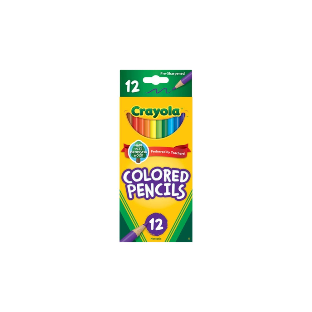 12 Ct Colored Pencils, Long