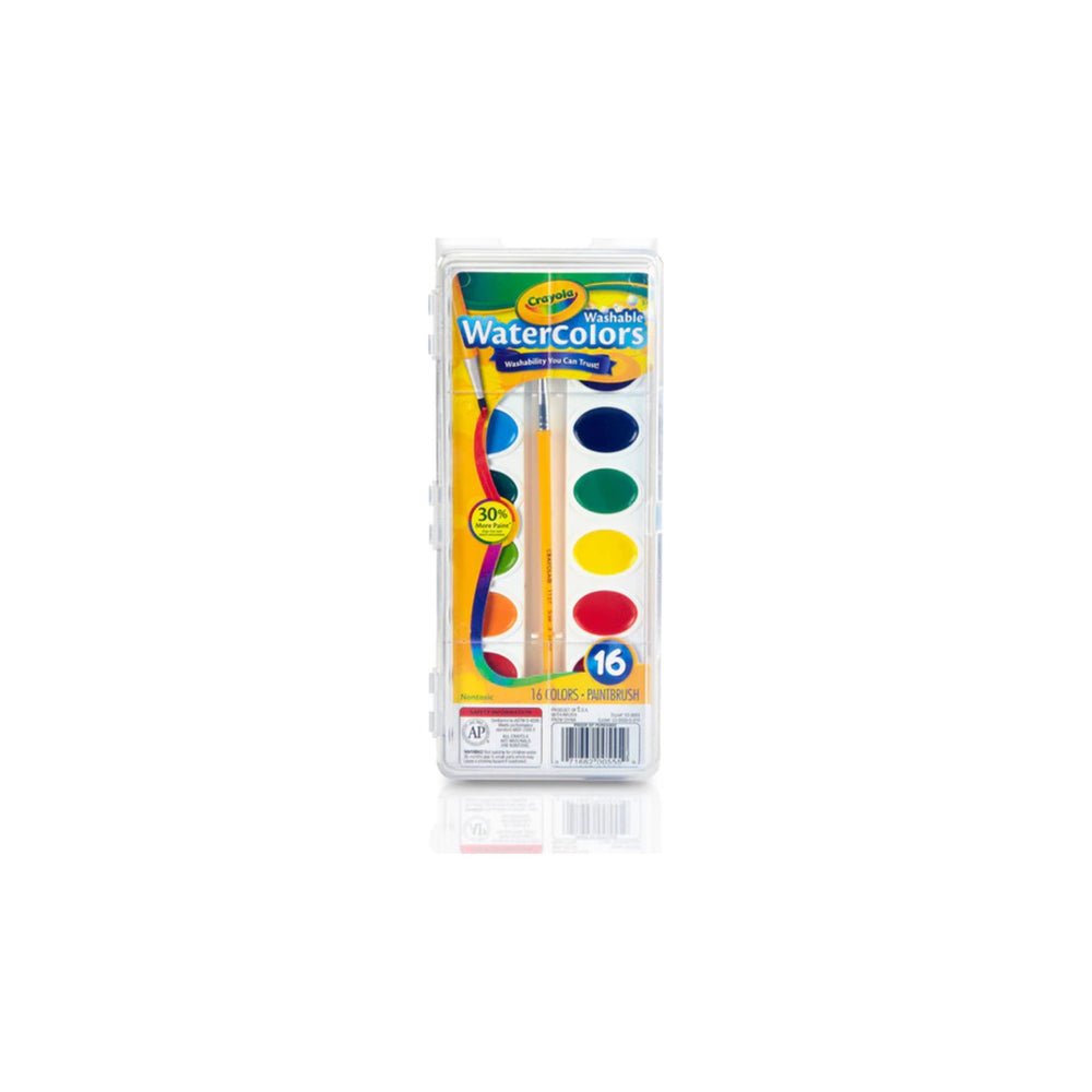 16 Count Pans Washable Watercolors Set