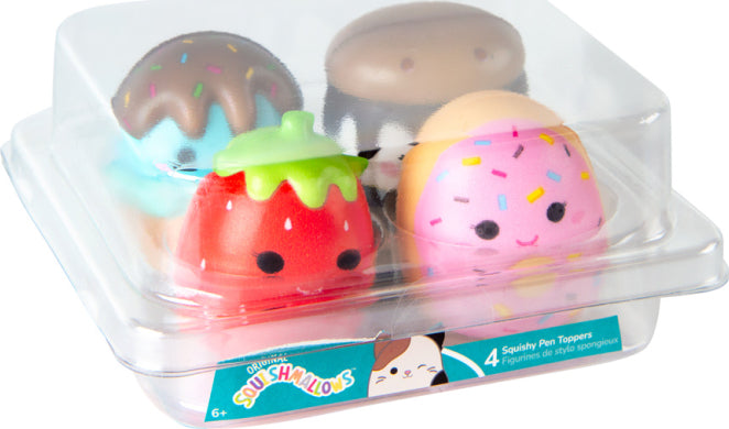 Squish Squishy Pen Toppers 4pk