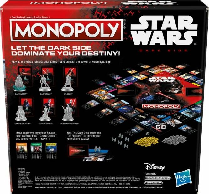 Monopoly Star Wars: Dark Side – Awesome Toys & Gifts