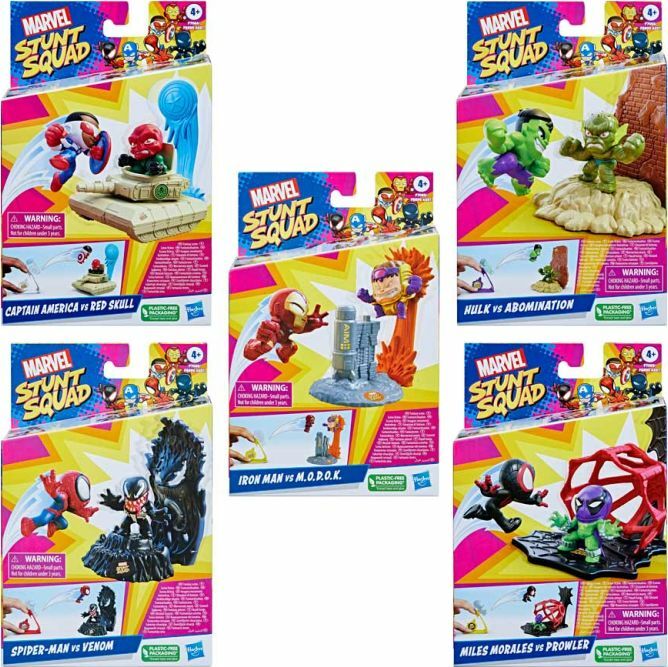 Marvel: Stunt Squad: Figure and Feature Target (assorted)