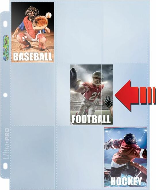 Pages: 9-Pocket: Side Load Clear