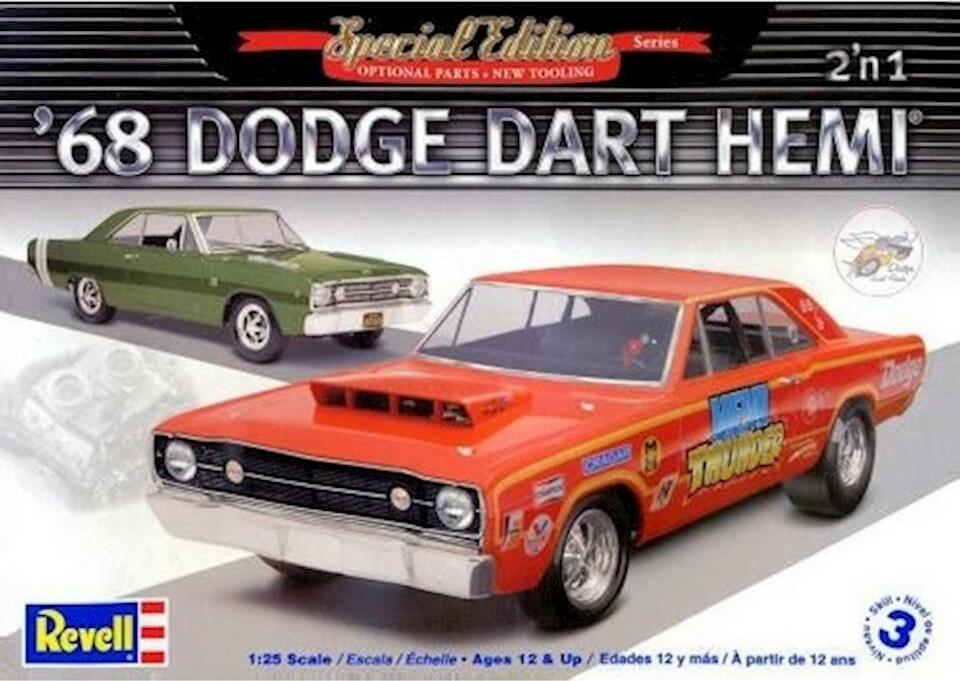 Revell Germany 1/25 '68 Dodge Hemi Dart 2n1 Model Kit