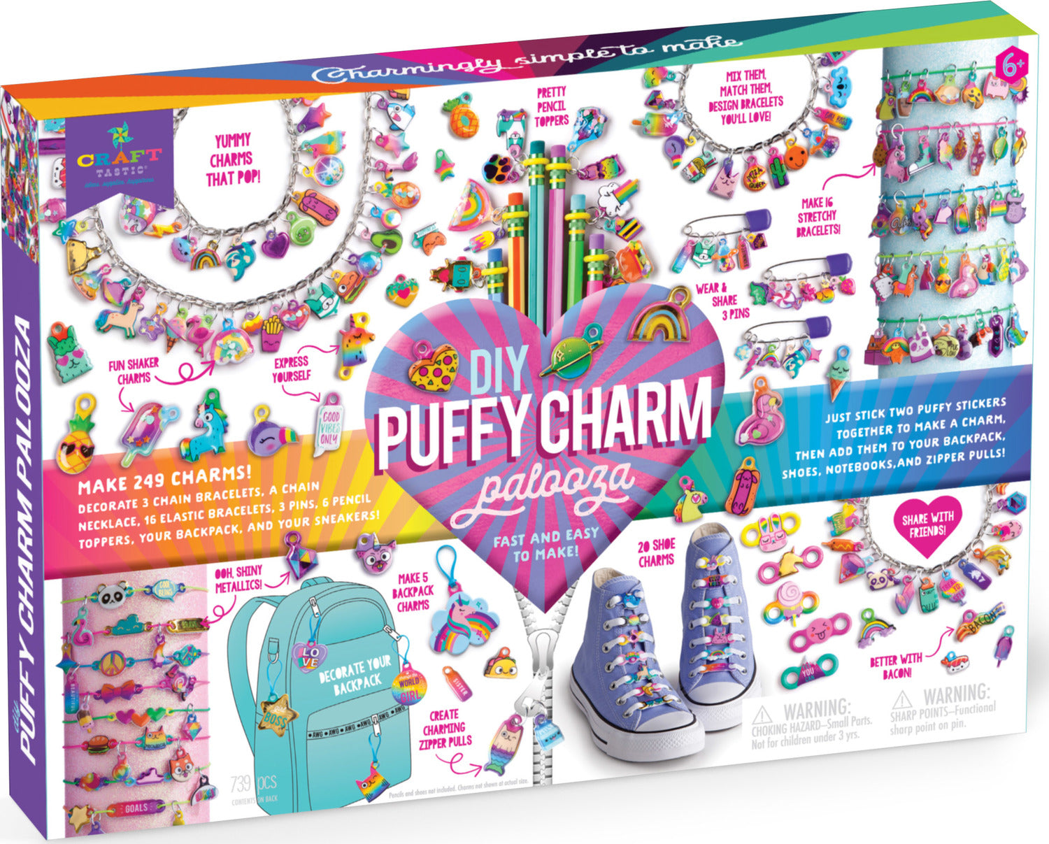 Craft-tastic DIY Puffy Charm Palooza