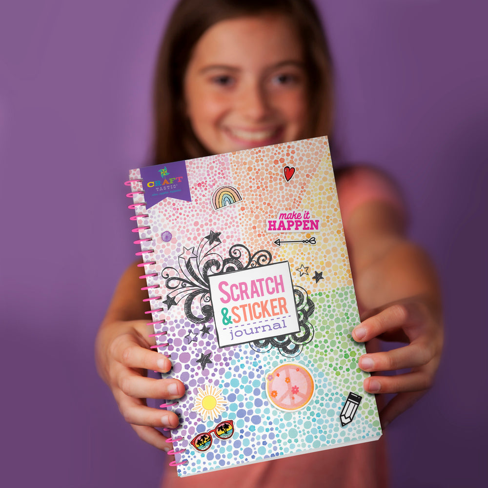 Craft-Tastic Scratch And Sticker Journal