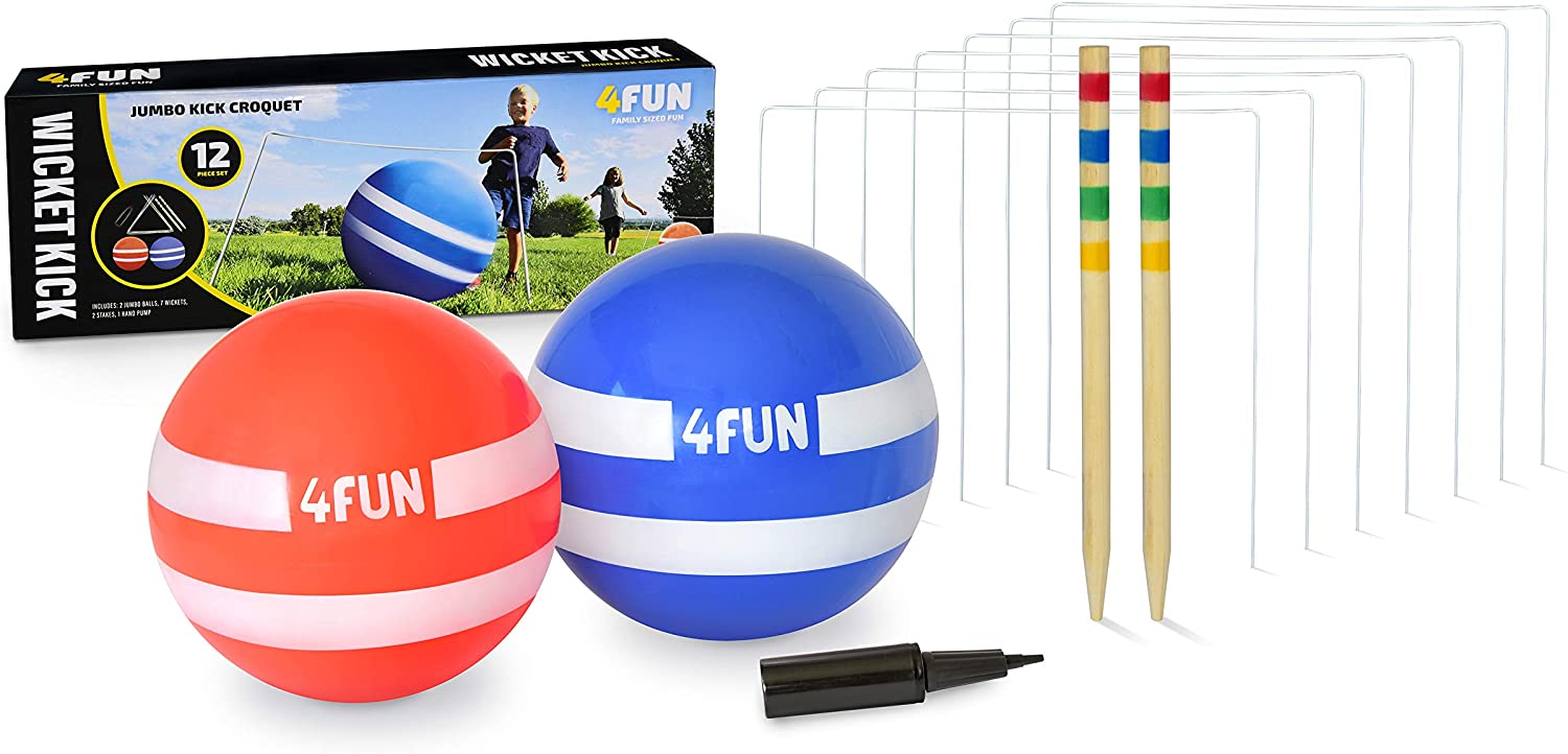 4Fun Wicket Giant Kick Croquet