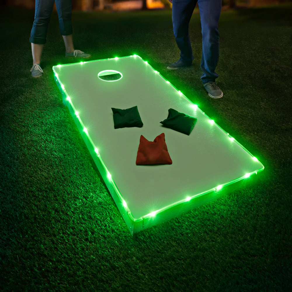 Tossbrightz Green Led Cornhole Board Light Kit