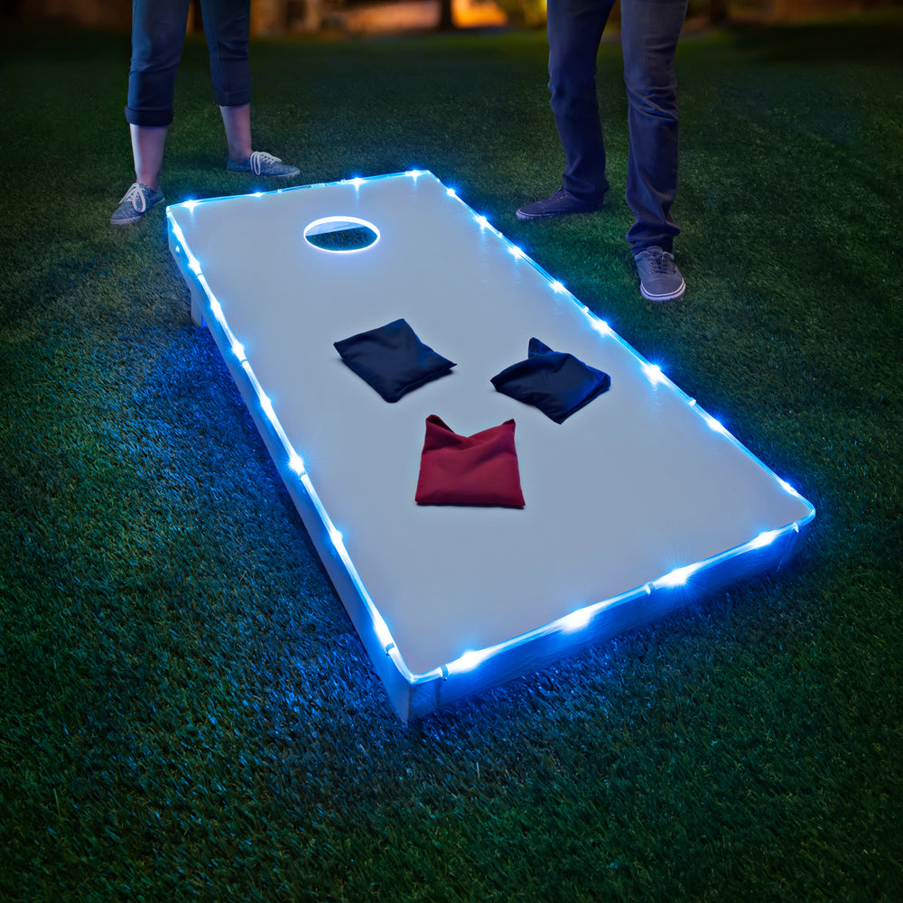 Tossbrightz Blue Led Cornhole Board Light Kit