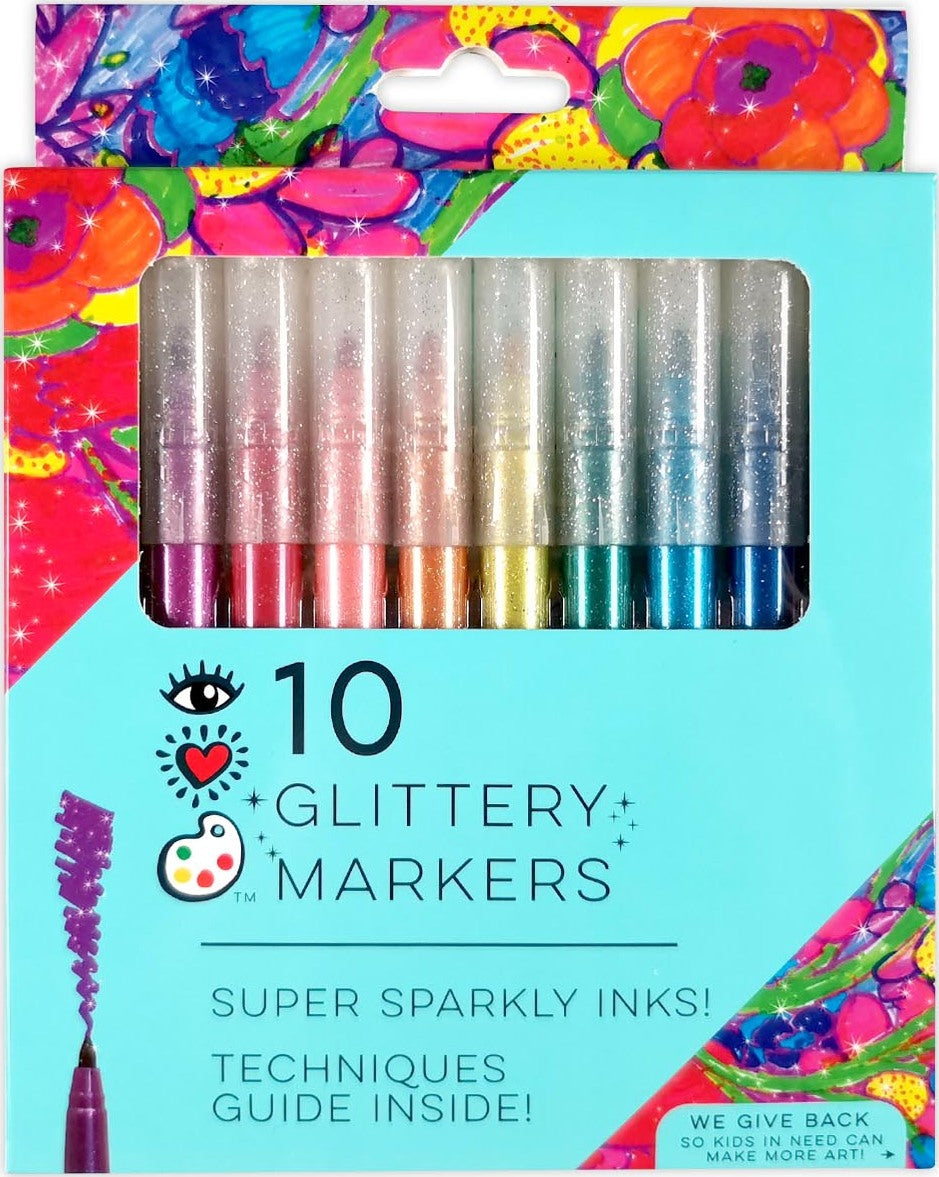 iHeart Art 10 Glitter Markers