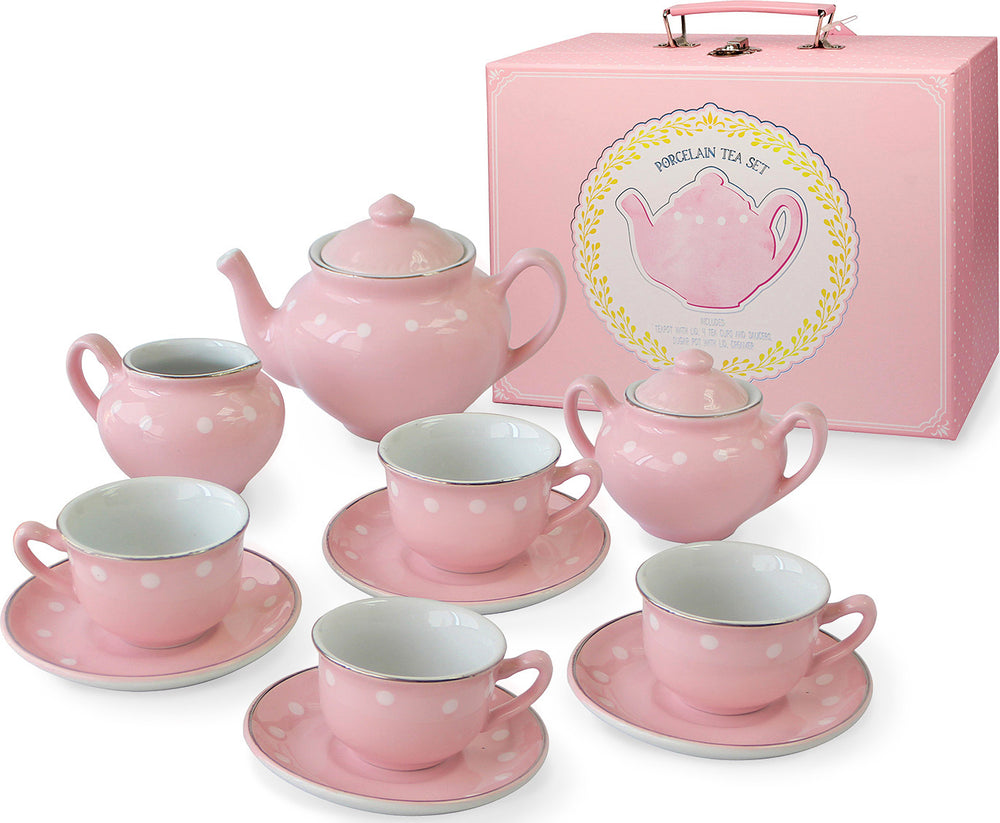 Porcelain Tea Set- Pink