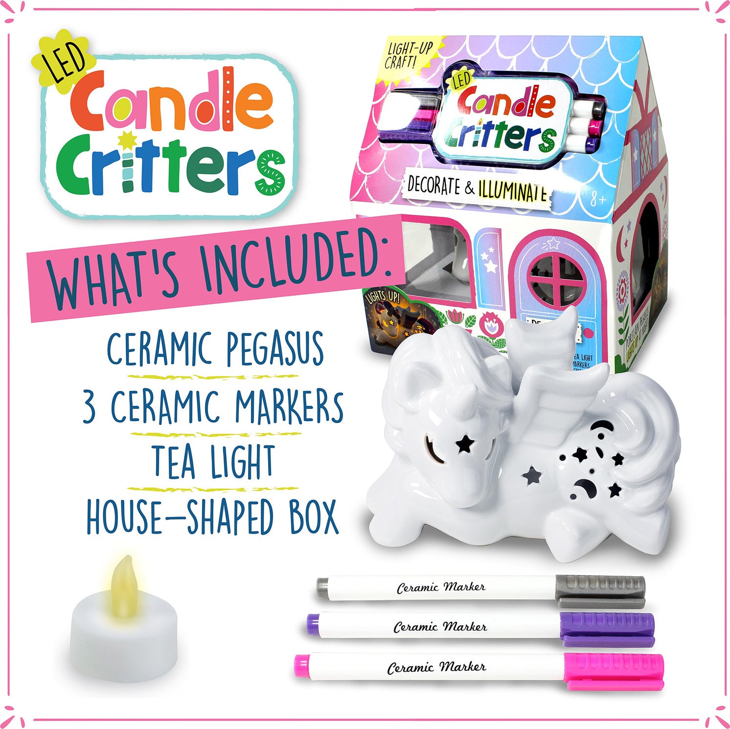 LED Candle Critters- Pegasus