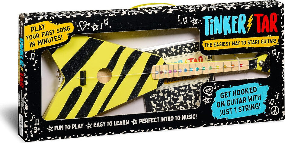 Tinker Tar - (Yellow Zebra Flying V Guitar)