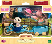 Calico Critters Cycle & Skate Set Panda Girl