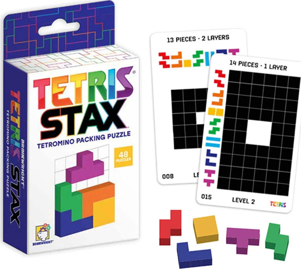 Tetris Stax, the Tetrimino Packing Puzzle