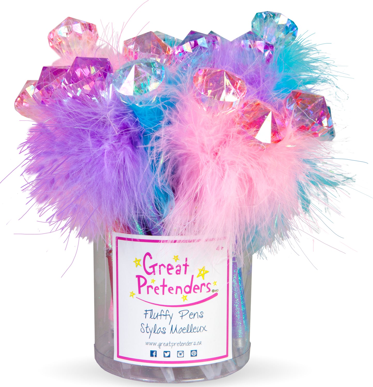Diamond Fluffy Pens (assorted)