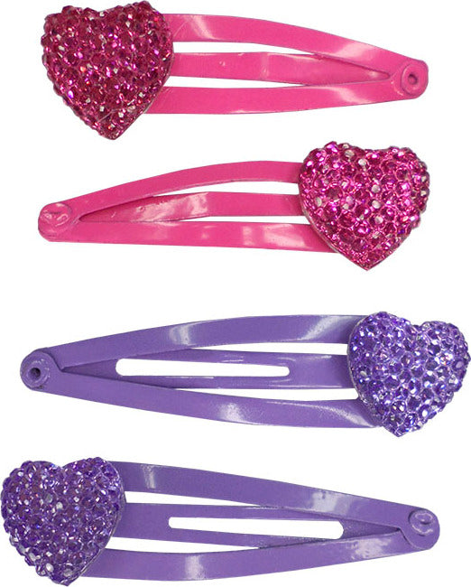 Sparkly My Heart Hair Clips (assorted)