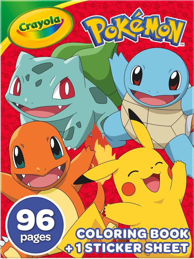 96-Page Coloring Book, Pokemon